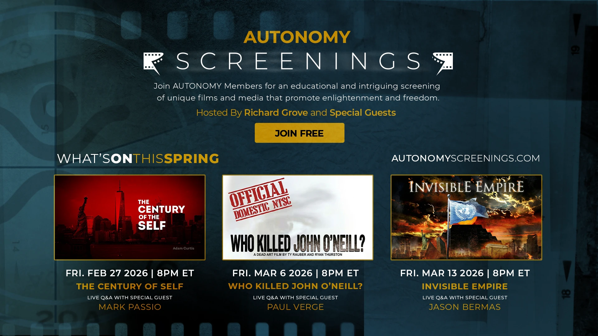 Beyond the Circus: Reclaiming Sovereignty via AUTONOMY Screenings 🛡️