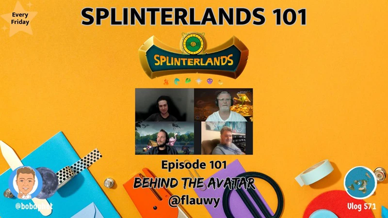 Splinterlands 101 - Ep 101: Behind The Avatar @flauwy (Part 1) episode artwork