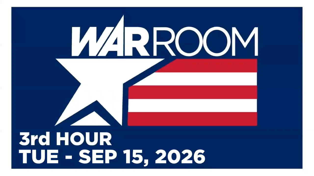 WAR ROOM LIVE [3 of 3] Tuesday 9/15/26 • HARRISON SMITH - News, Reports & Analysis • Alex Jones Network