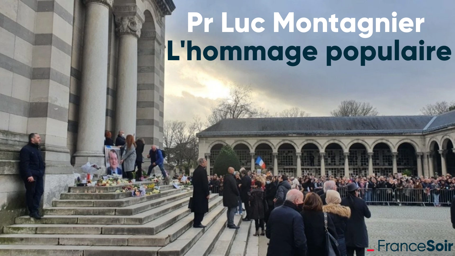 «Gratitude, Montagnier !» Aux obsèques de Luc Montagnier, une foule reconnaissante