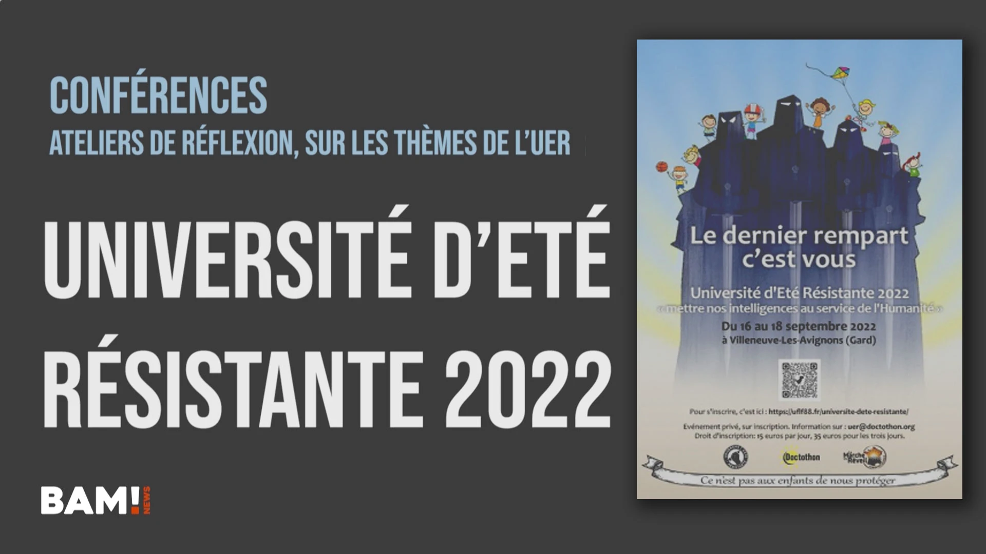 Université d’Eté Résistante 2022 (UER)