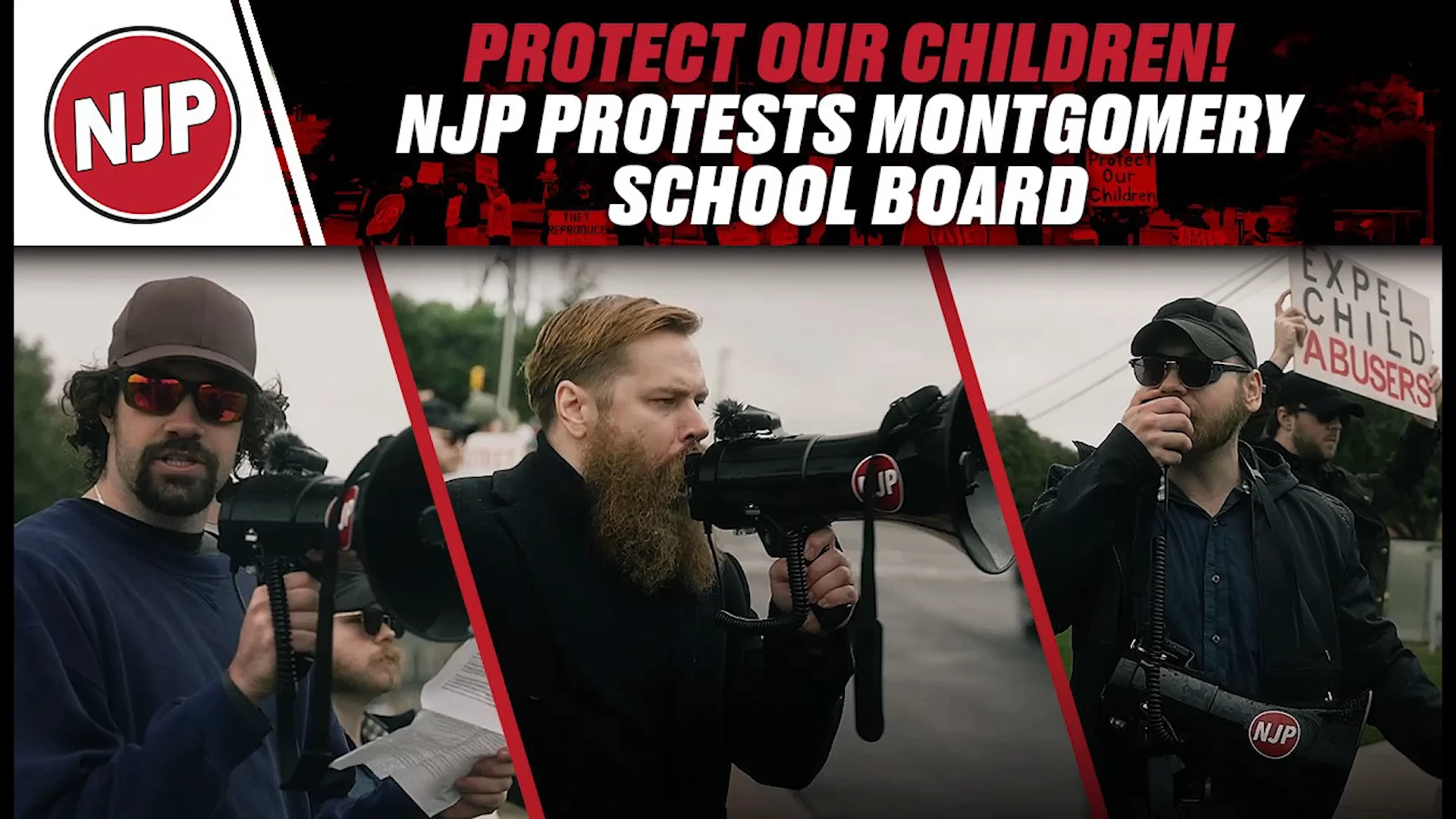 NJP Protests Montgomery MD School Board