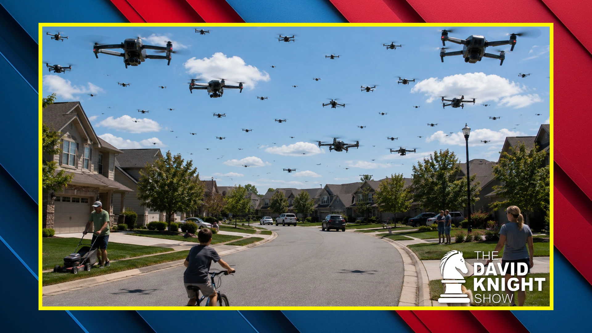 Thu Episode #2323:  The Coming AI Powered Surveillance Drone Swarms episode artwork