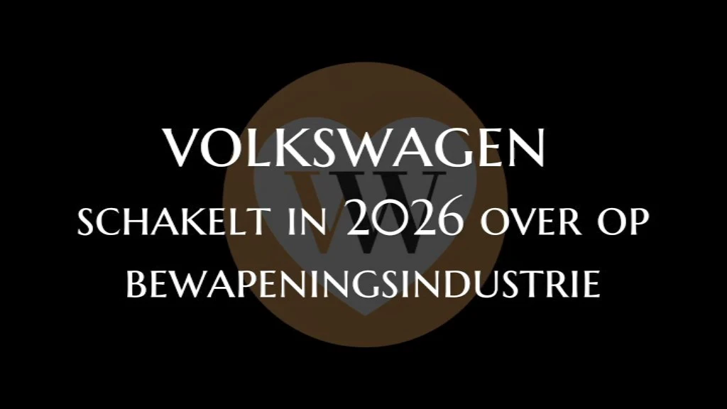 Volkswagen schakelt In 2026 over op bewapeningsindustrie