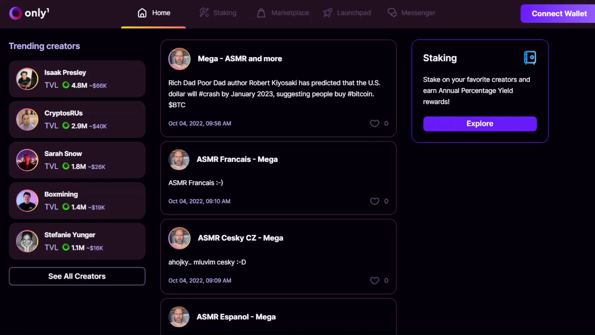 Male Whisper ASMR - NFT Social Network launching only1