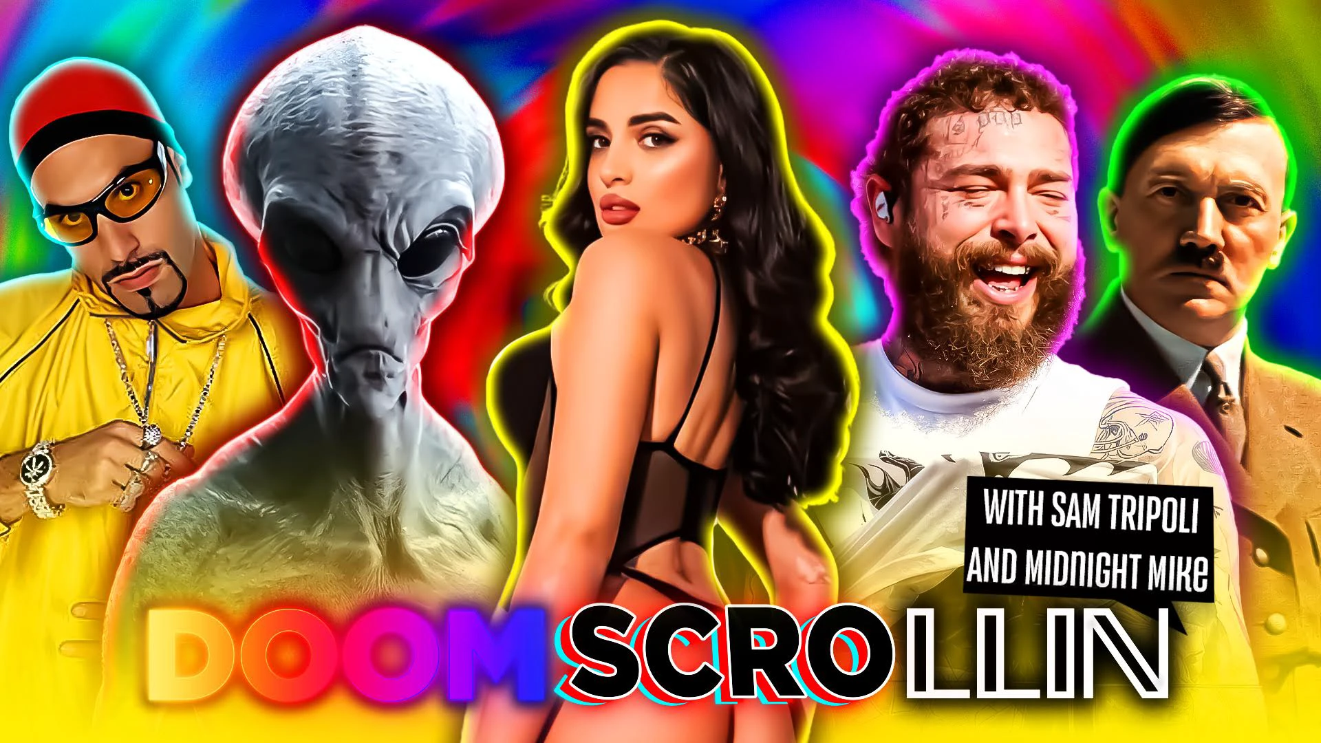 Doomscrollin: Post Malone, Saudi Models, Aliens, Wiggas and Hitler (3/10/26)