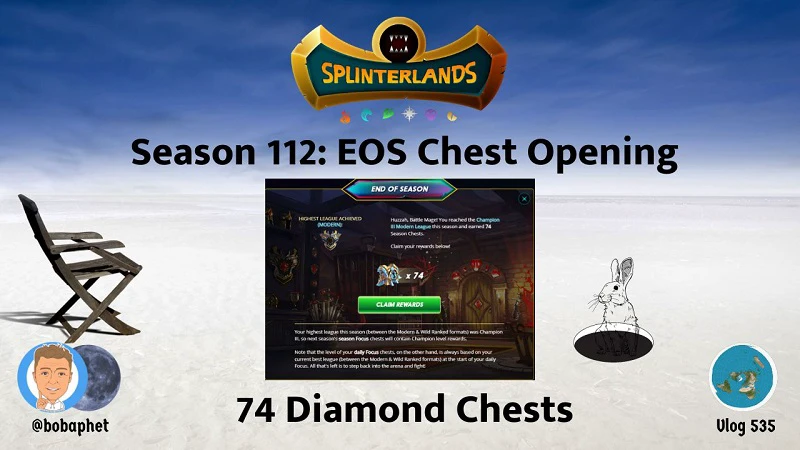 Splinterlands: Season 112 EOS Chest Opening (74 Diamond Chests) episode artwork