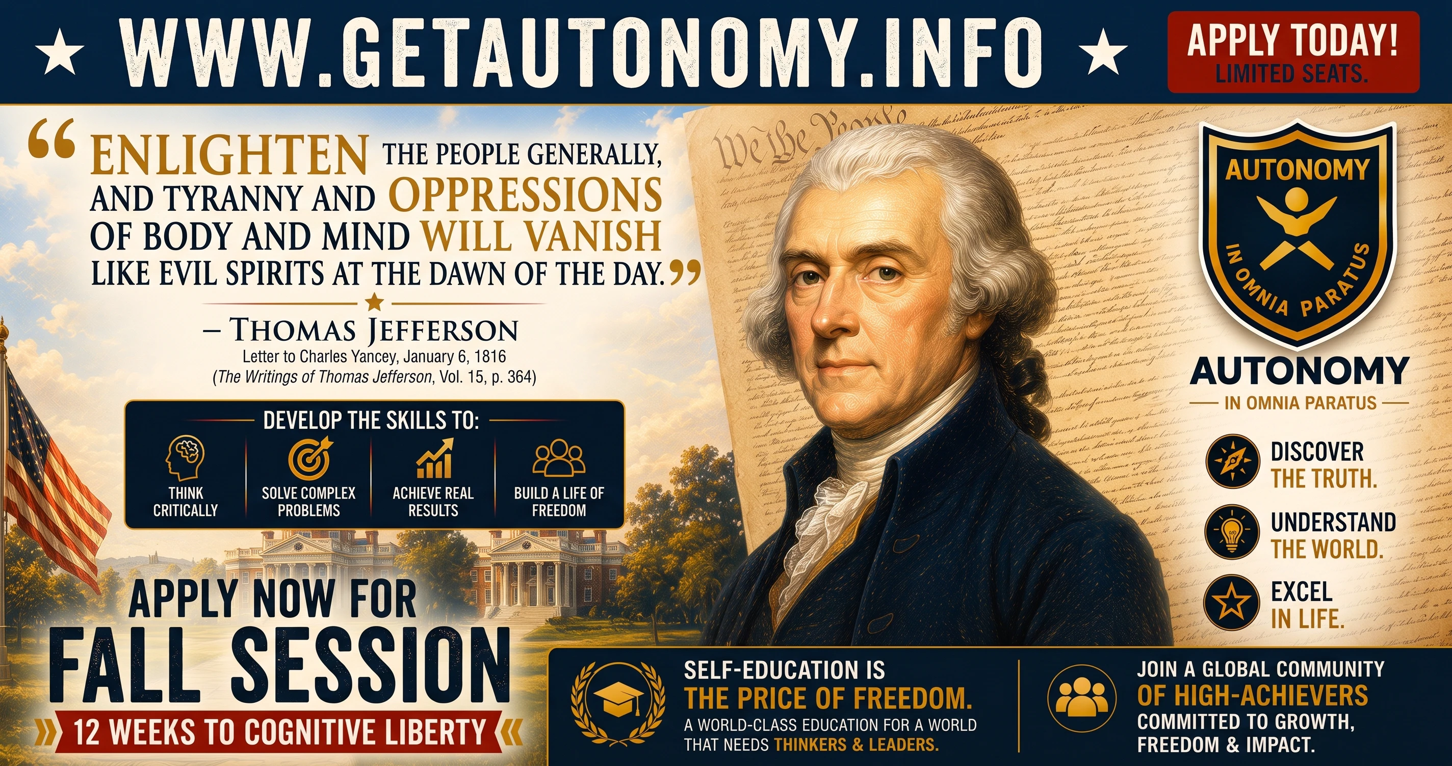 Vanishing Oppression: Why Self-Education Is the Ultimate Guardian of Liberty episode artwork