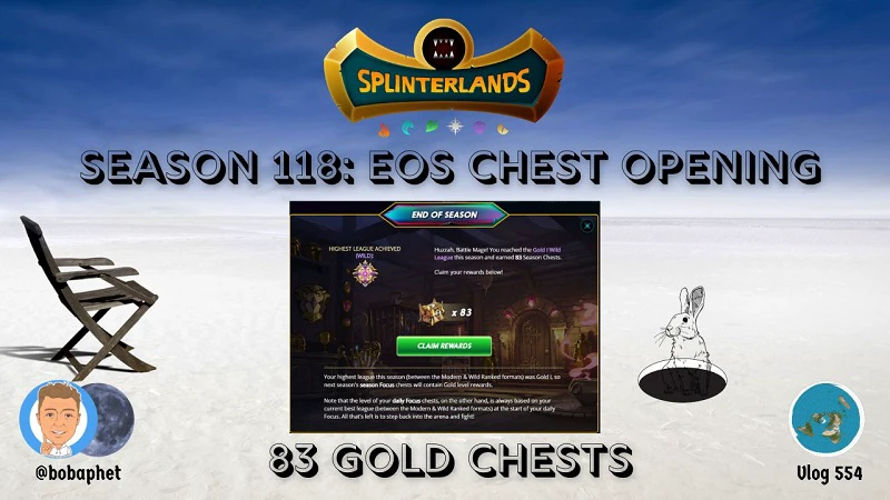 Splinterlands: Season 118 EOS Chest Opening (83 Gold Chests) episode artwork