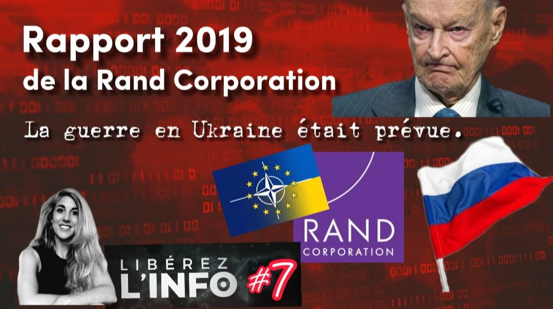 Rapport 2019 de la Rand Corporation – La guerre en Ukraine était prévue.
