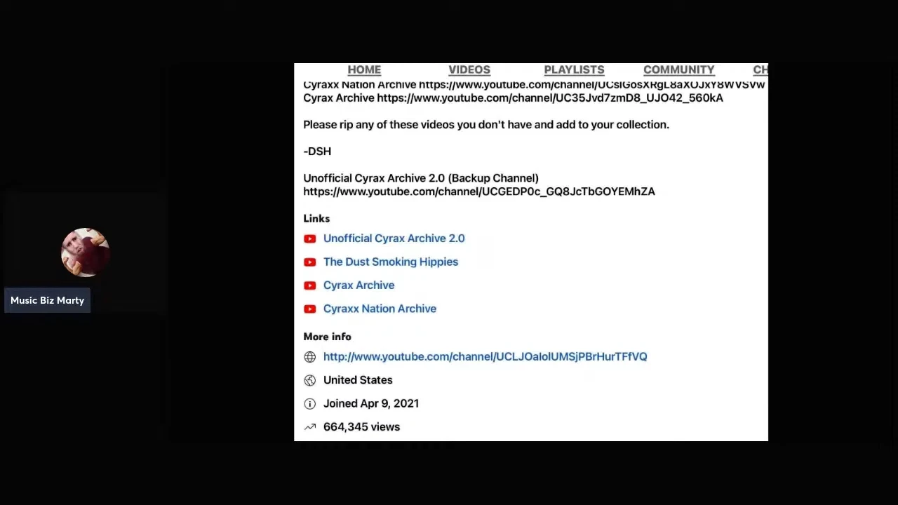 Cyrax on MBM Stream 2022-8-12 (Cyrax Thinks DSHs is Marty)