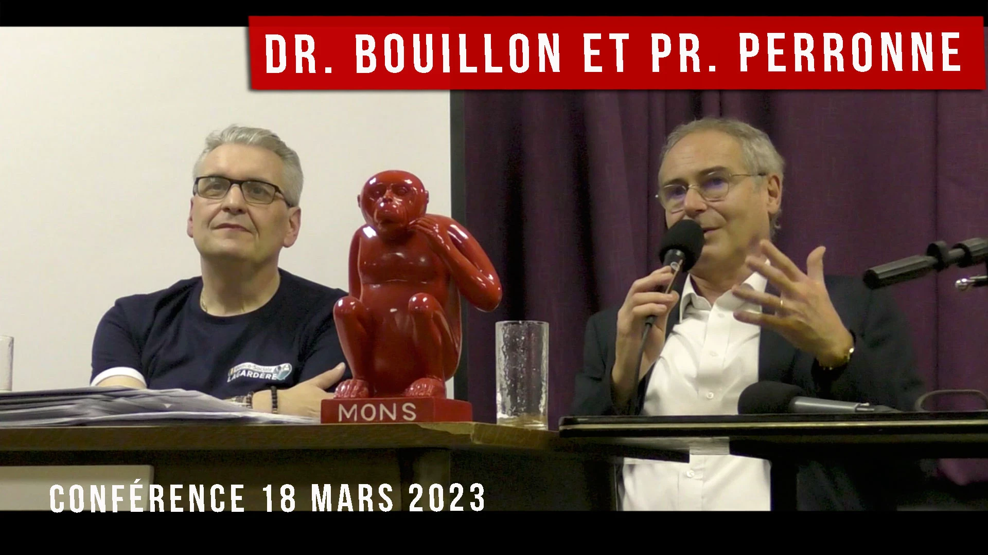 Pr. Peronne et Dr. Bouillon – conférence du 18 mars 2023