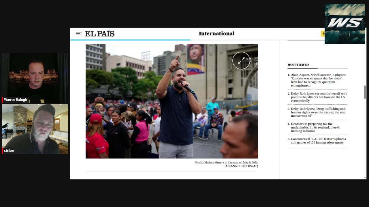 WarStrike Episode 127:  Discussion on Venezuela and other News