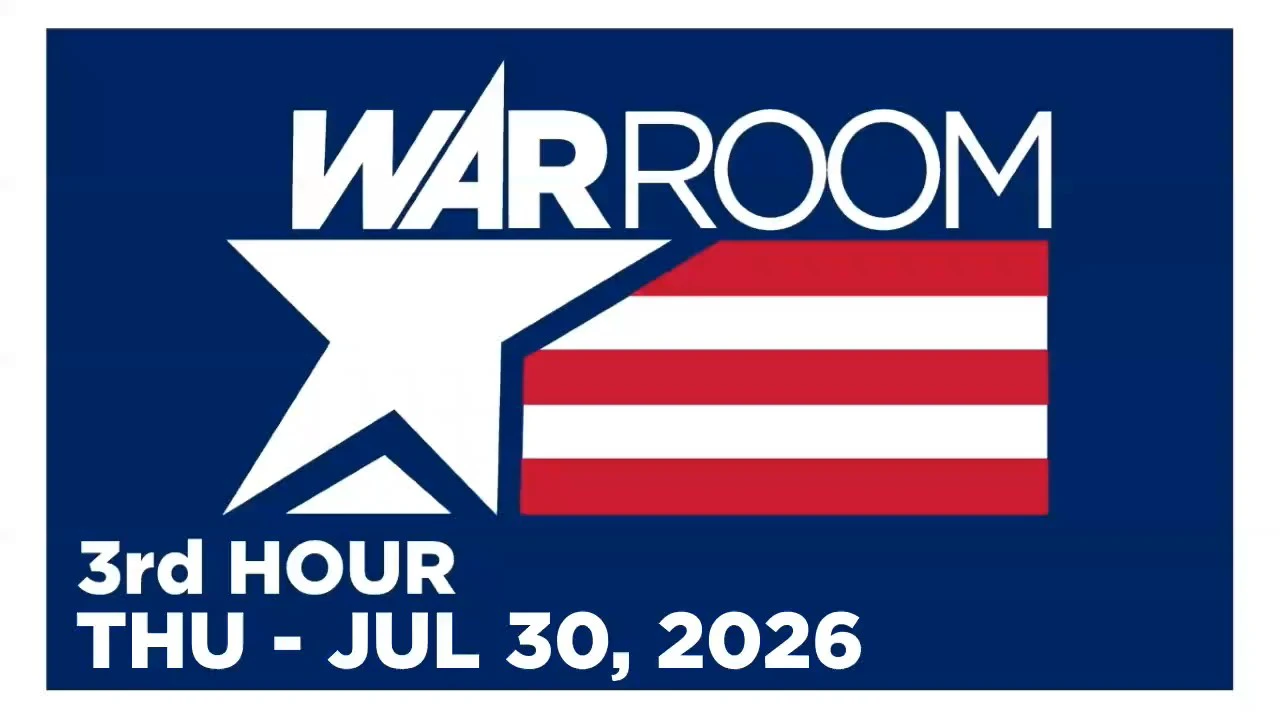 WAR ROOM LIVE [3 of 3] Thursday 7/30/26 • HARRISON SMITH - News, Reports & Analysis • Alex Jones Network episode artwork