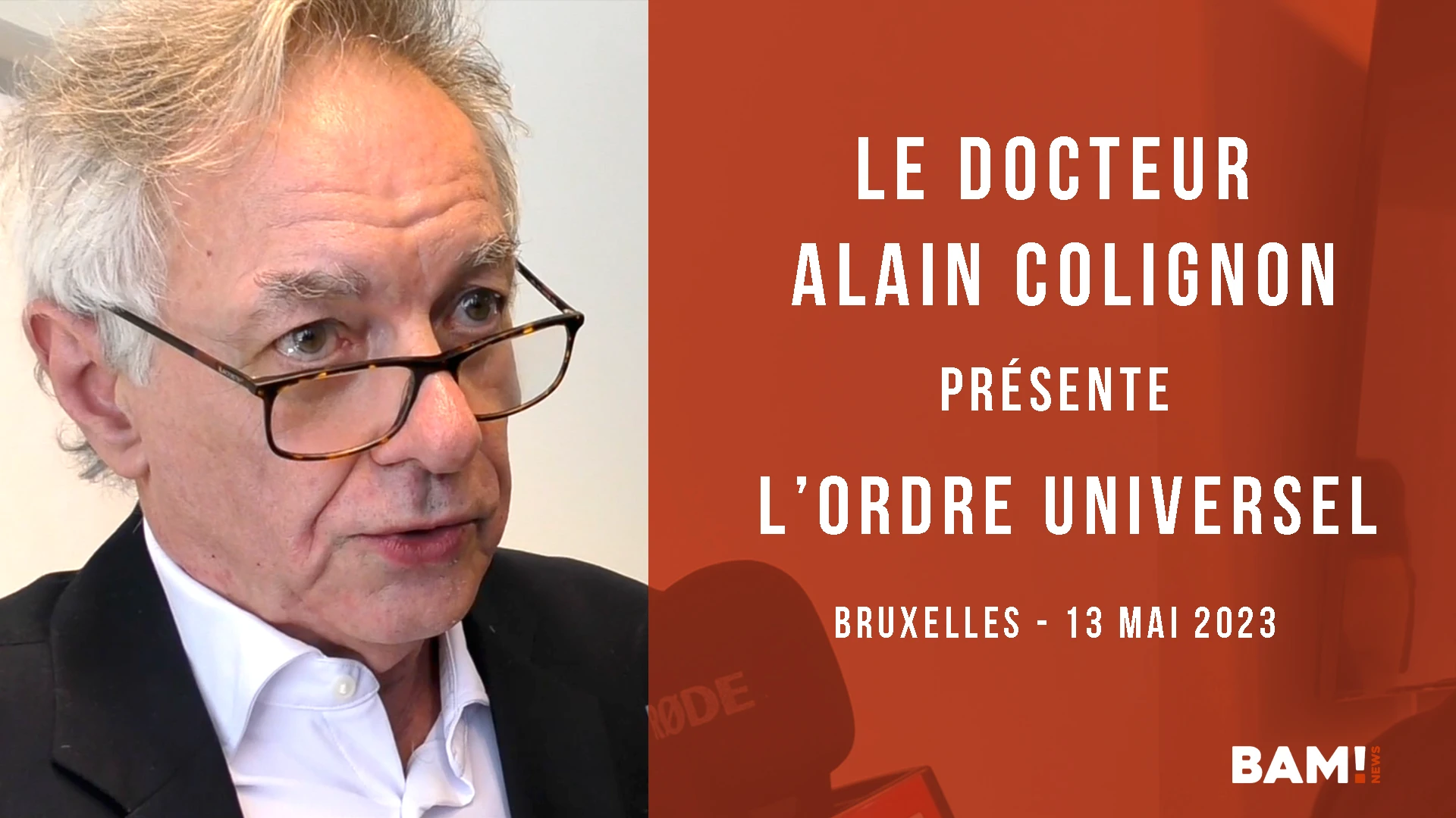 DR. Alain Colignon – Le nouvel ordre universel
