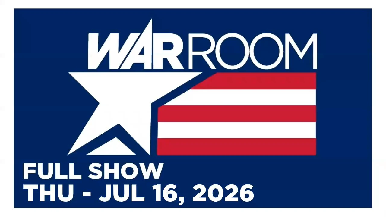 WAR ROOM LIVE [FULL] Thursday 7/16/26 • Vance Tells Rogan He’s A “Reasonable Moderate” On Israel