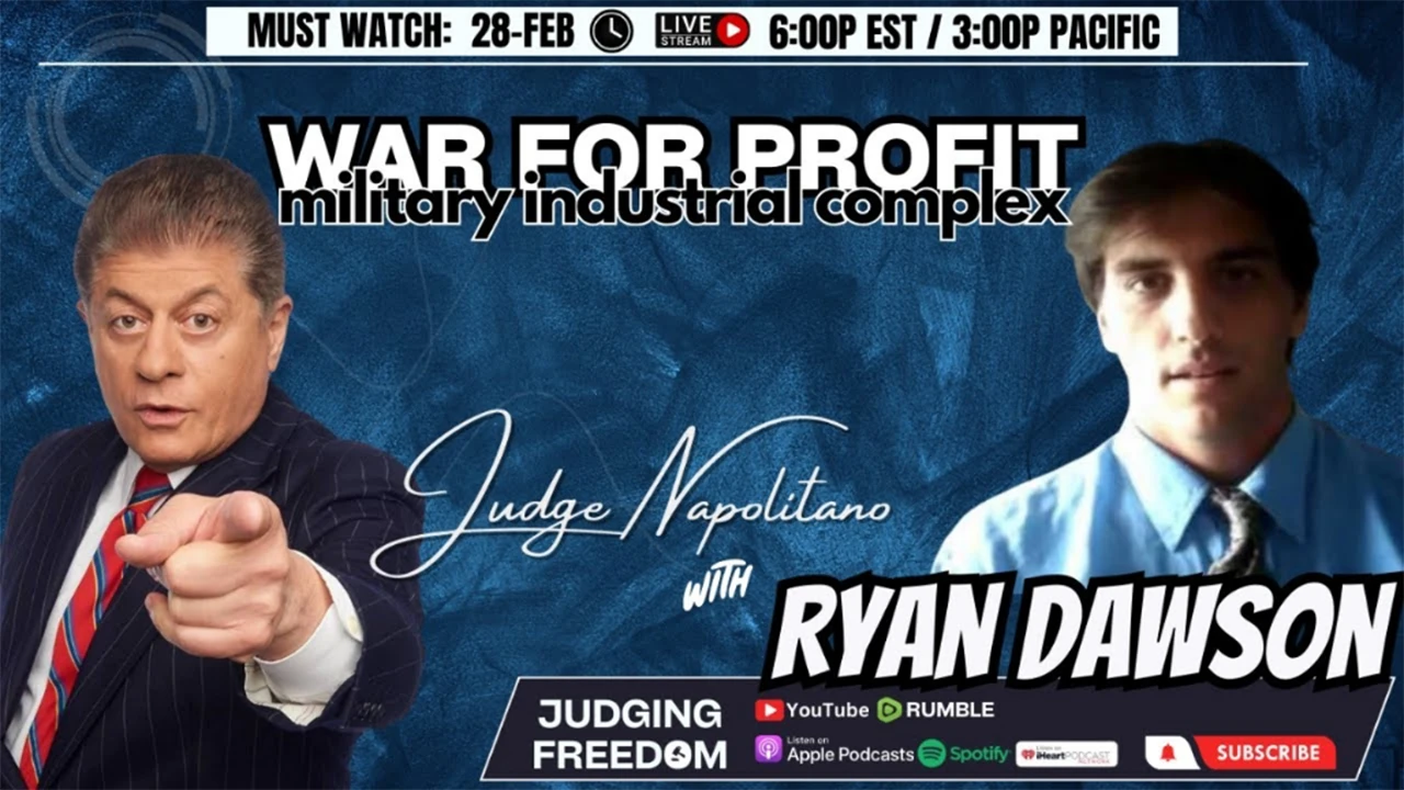 Ry On Judge Napolitano: War For Profit
