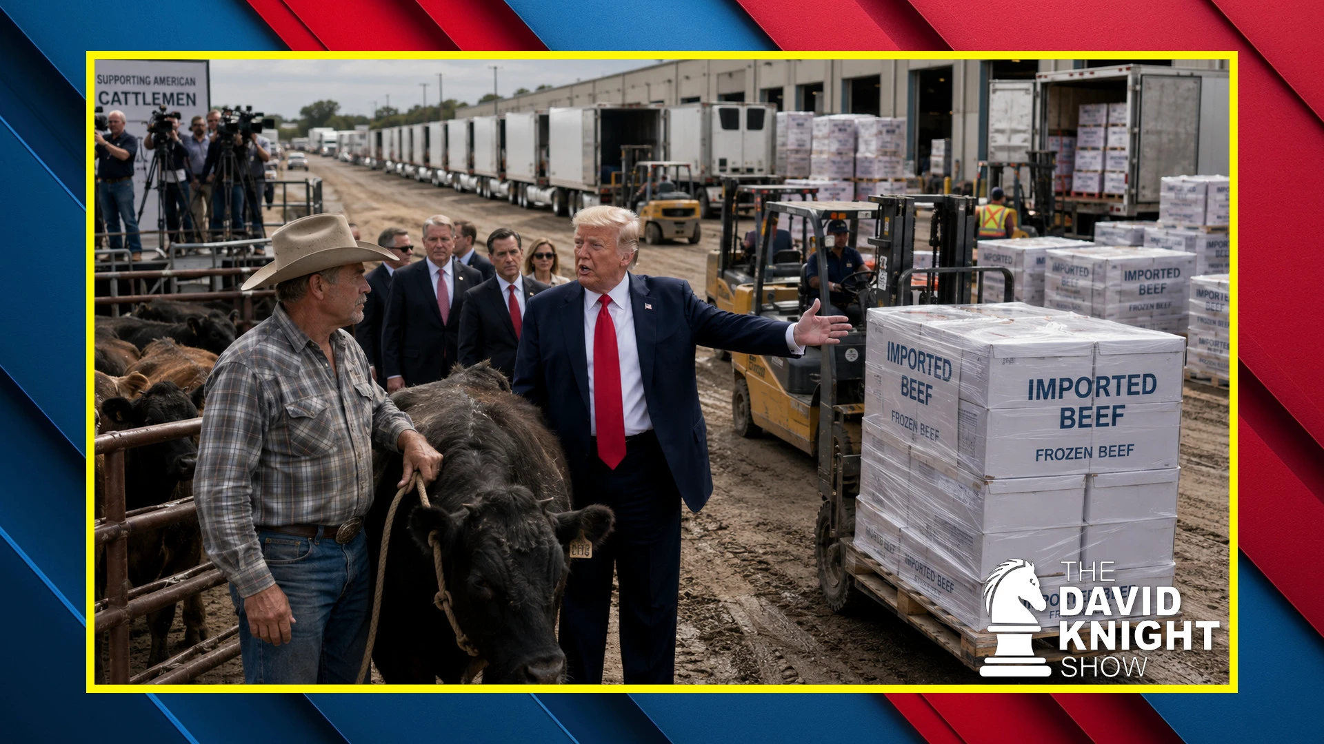 Mon Episode #2335:  Trump Sacrifices American Cattlemen for Cheaper Beef Headlines episode artwork