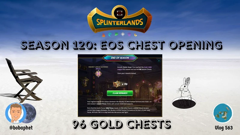 Splinterlands: Season 120 EOS Chest Opening (96 Gold Chests) episode artwork