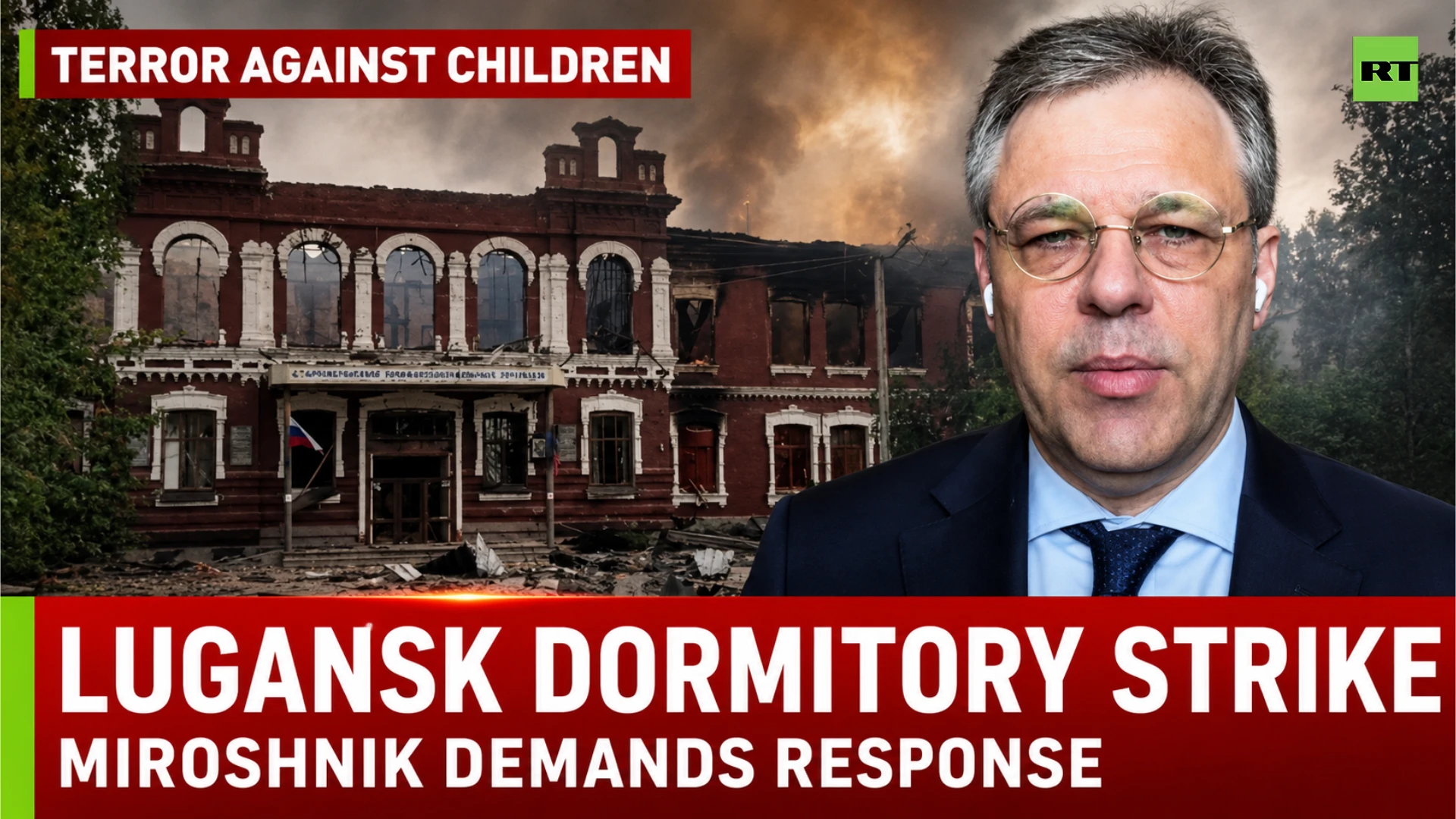 Russian ambassador condemns Ukraine dormitory strike, demands international response episode artwork