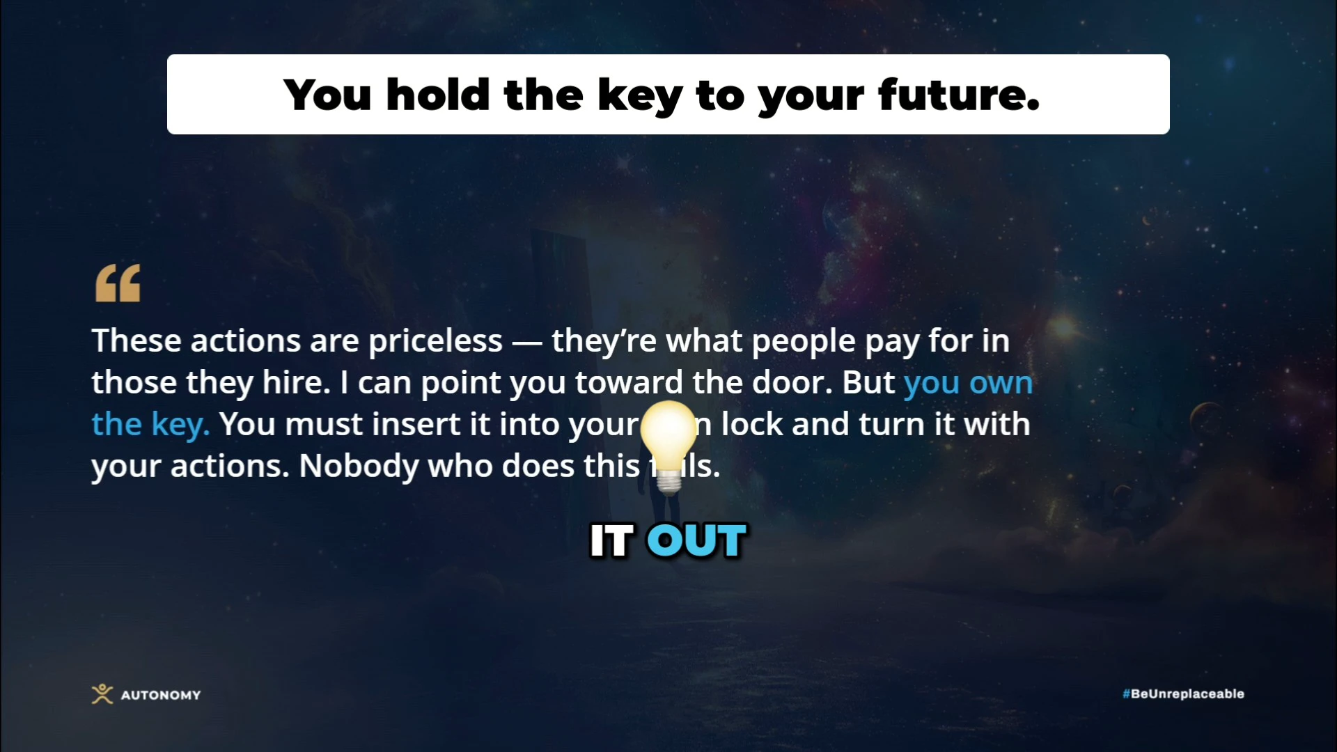 The 'Can-Do' Attitude Secret: Turning the Lock | AUTONOMY Roundtable Challenge episode artwork