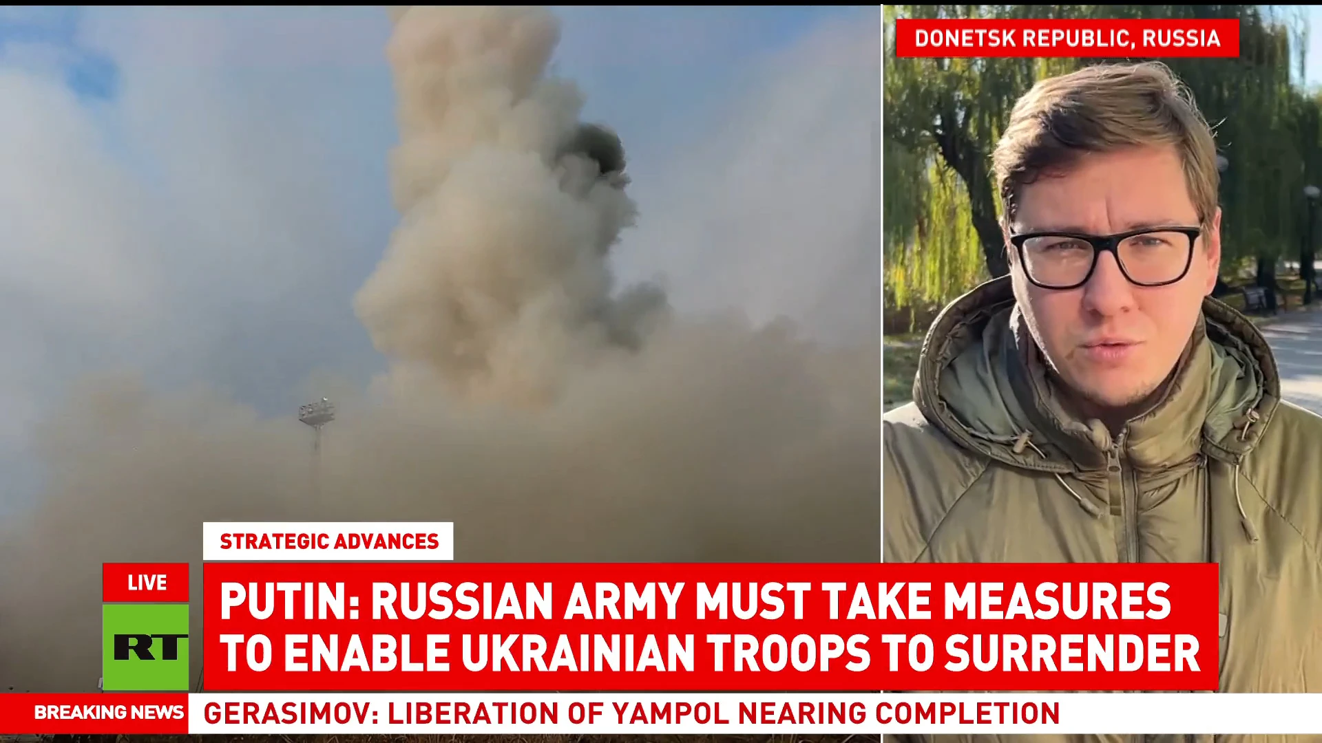 Frontline in Donetsk: Russia calls for Ukrainian troops’ surrender thumbnail