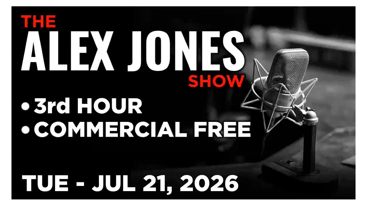 ALEX JONES [3 of 4] Tuesday 7/21/26 • MARK MITCHELL LATEST POLL NUMBERS ON IRAN WAR, MIDTERMS & MORE • Alex Jones Network