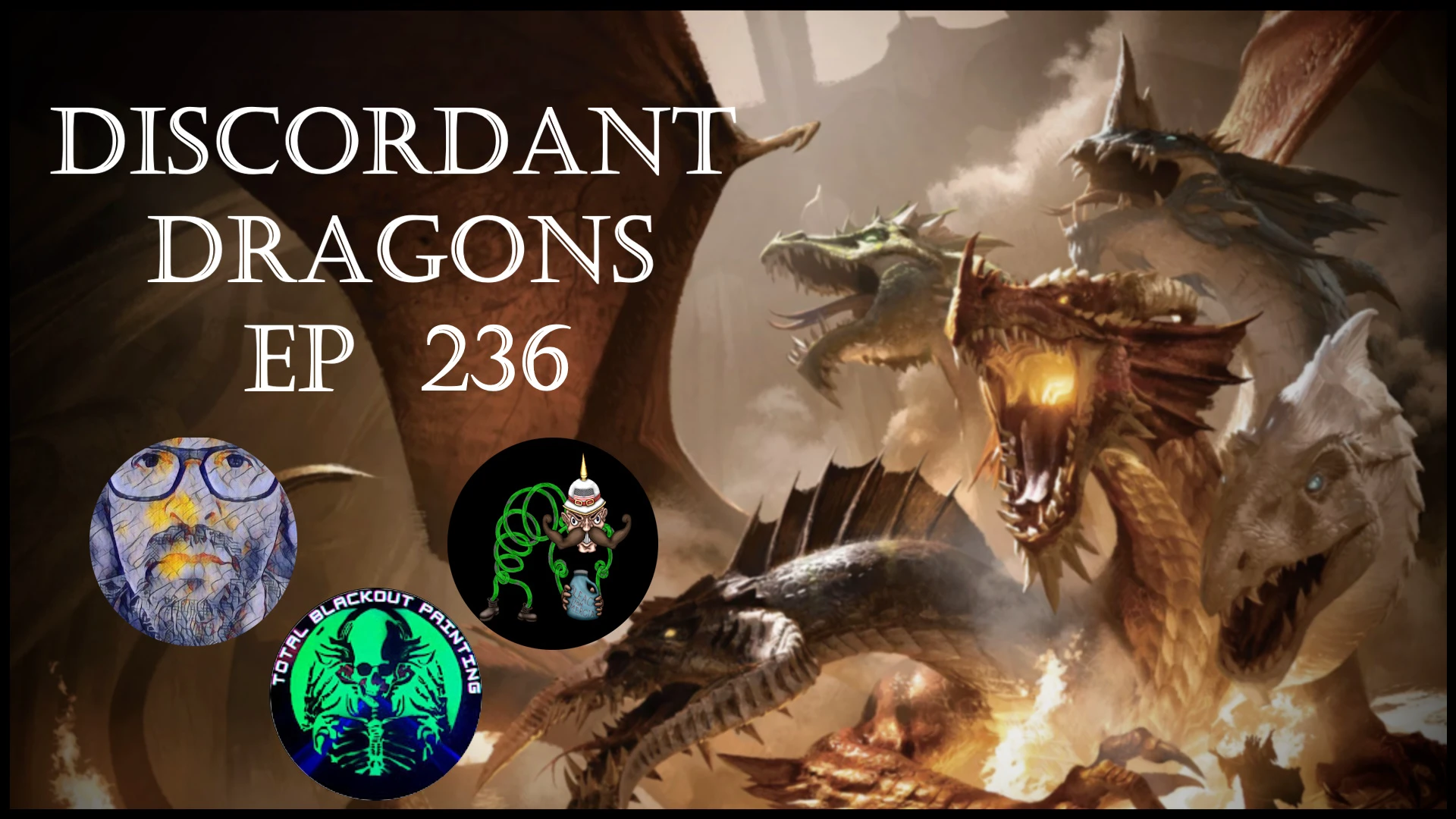 Discordant Dragons 236 w Pete Quinones, Bleach Demon, and Fat Dave episode artwork