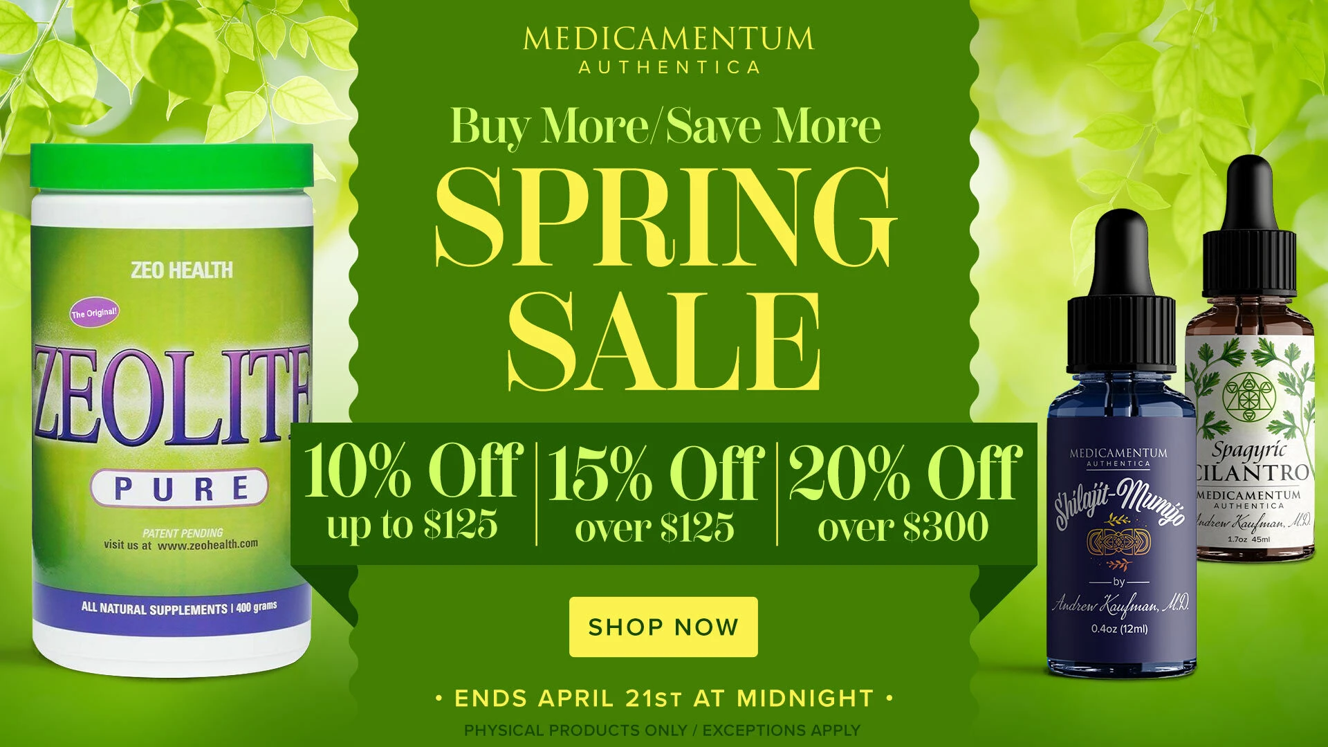 {SPRING SALE} Save Big On Natural Remedies... thumbnail