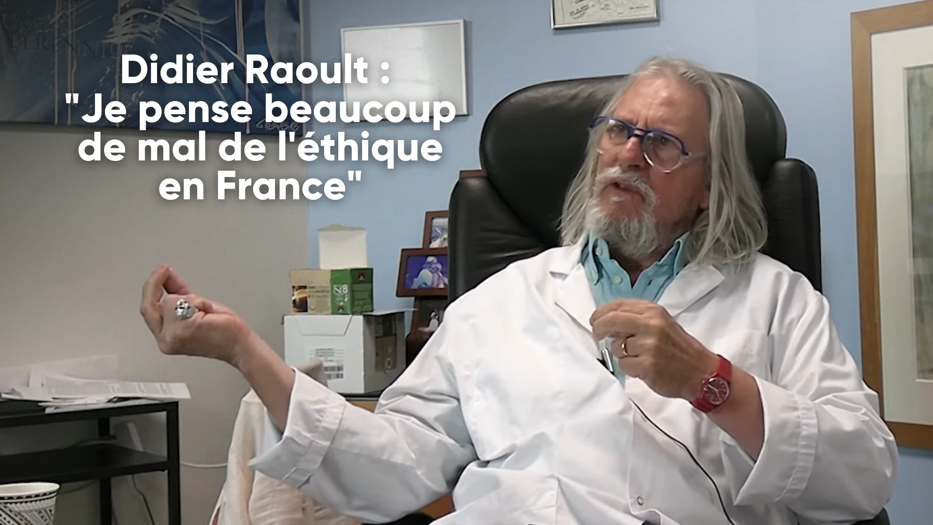 « Je pense beaucoup de mal de l’éthique en France » Didier Raoult