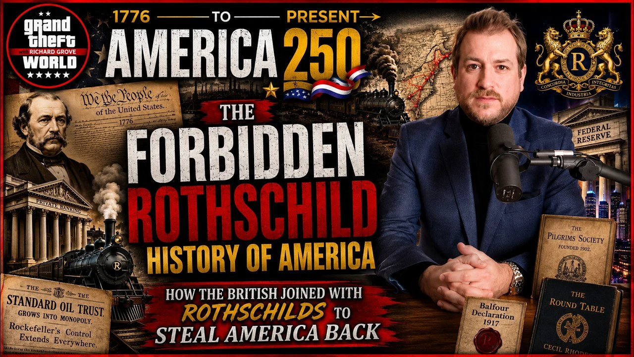 The FORBIDDEN Rothschild History Of America | Richard Grove #America250 1776-Present episode artwork