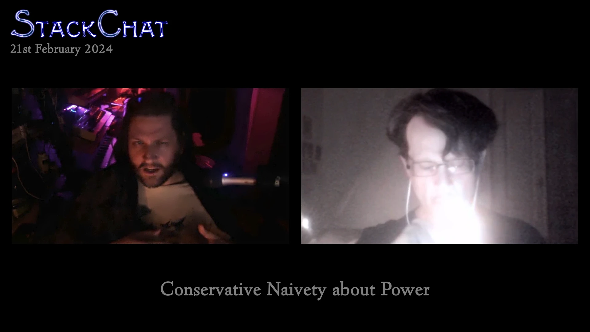 StackChat: Conservative Naivety about Power [Martin Lichtmesz]