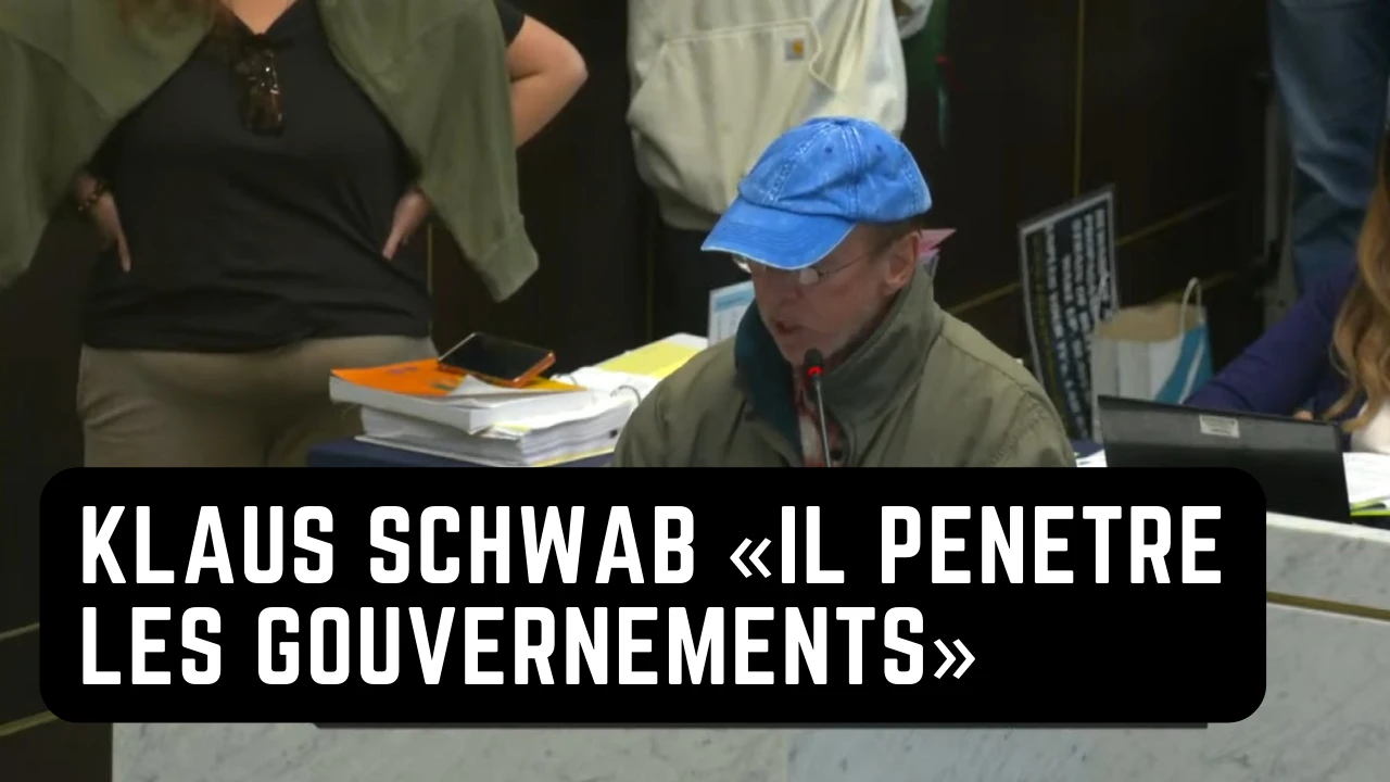 Klaus Schwab «Il pénétre les gouvernements» Mark, Comté de San Diego.