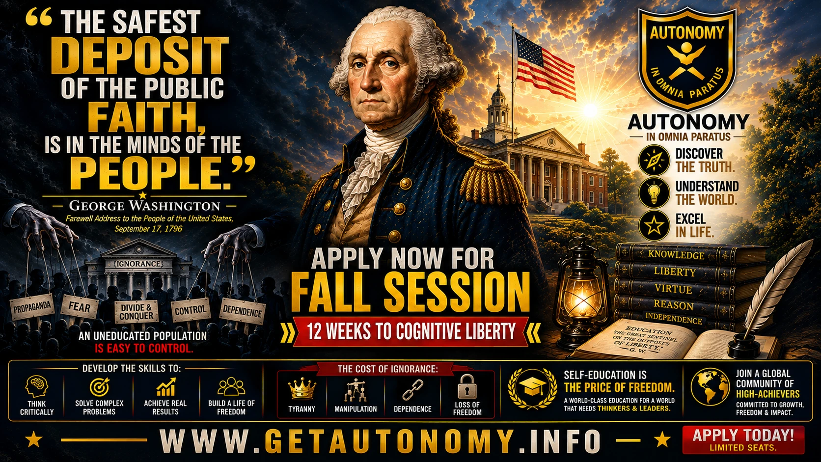 The Safest Deposit of the Public Faith: Washington on Cognitive Liberty | AUTONOMY