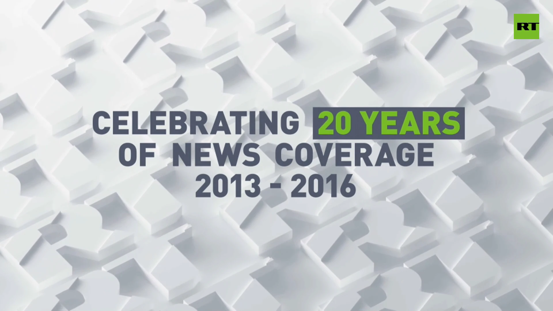 20 years of RT | Retrospective: 2013-2016 thumbnail