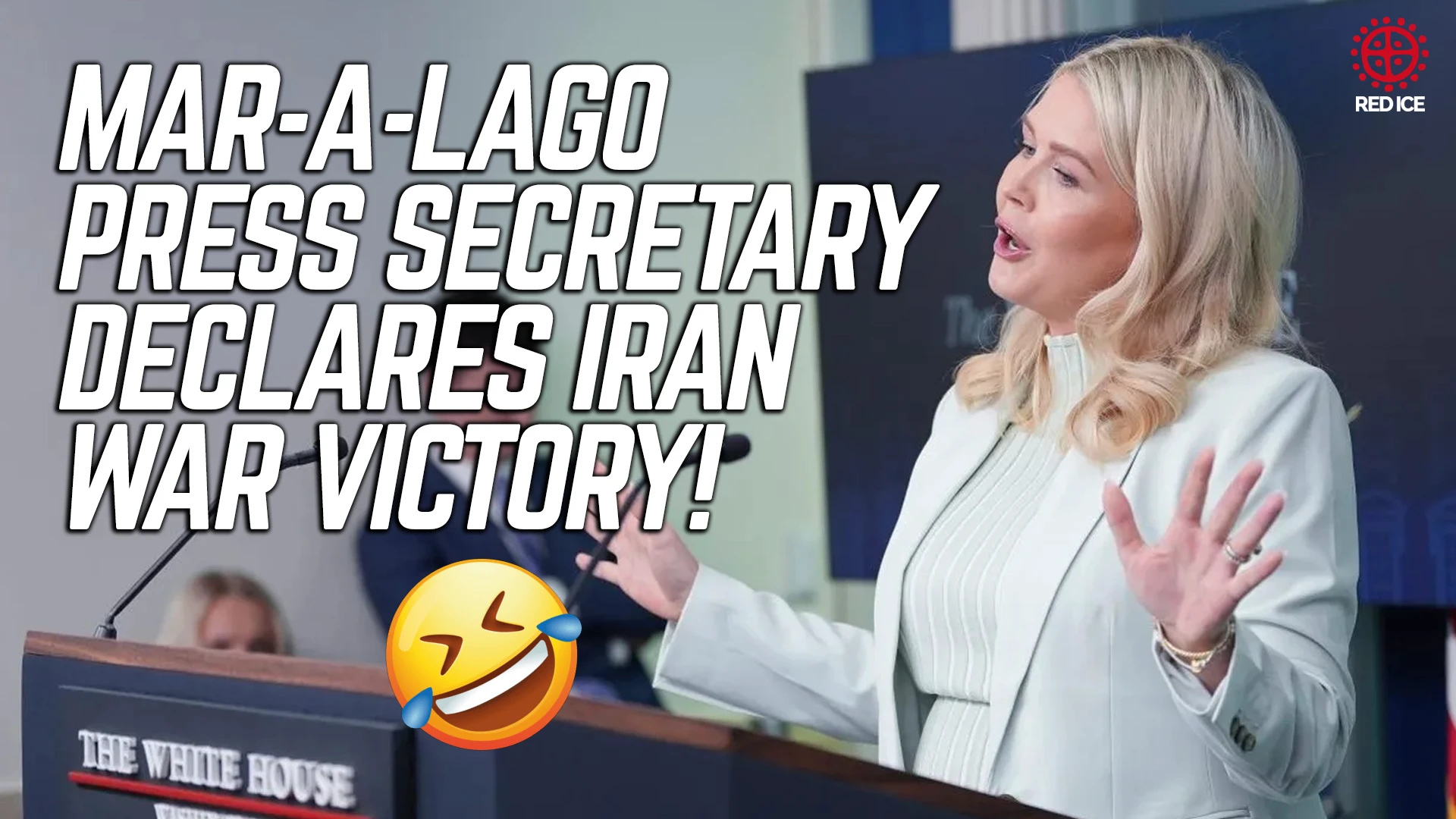 Mar-A-Lago Press Secretary Announces Victory Over Iran 🤡
