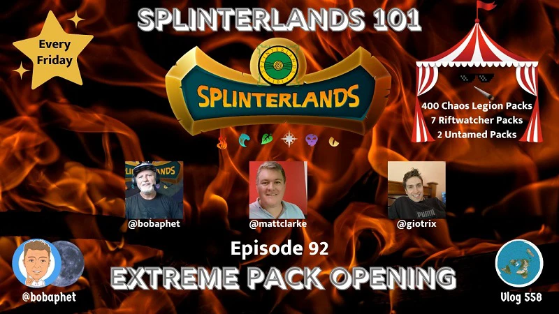 Splinterlands 101 - Ep 92: Extreme Pack Opening episode artwork